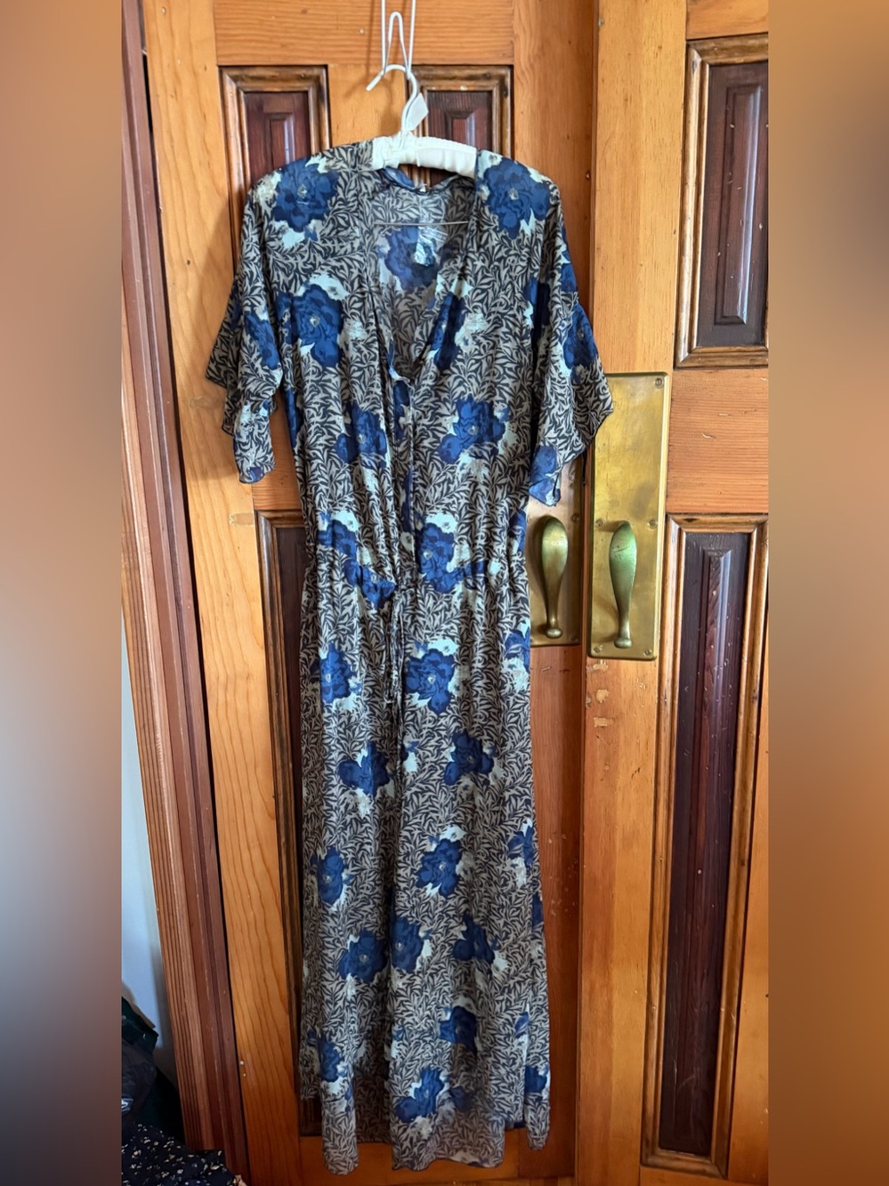 Free People  Floral V-Neck Jumpsuit